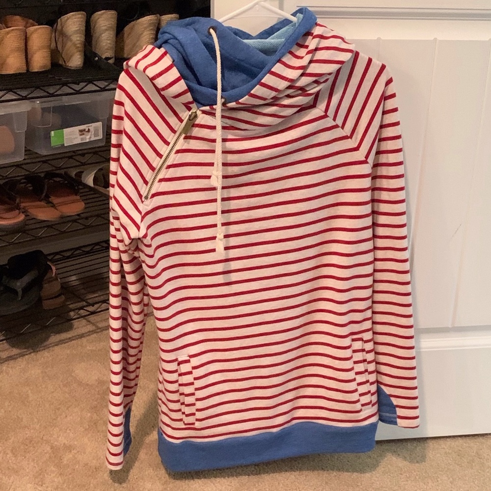 Ampersand Ave. Double hood sweatshirt